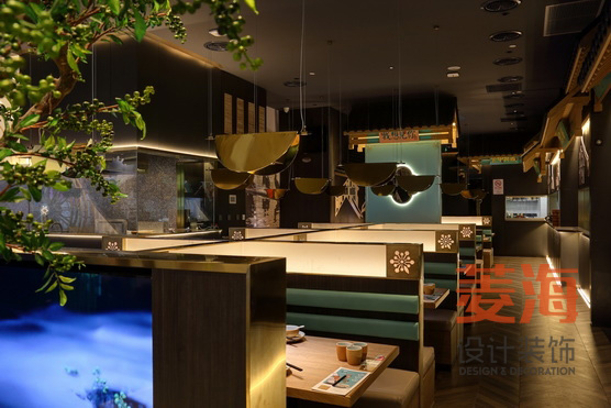 砂鍋魚餐廳大堂設(shè)計