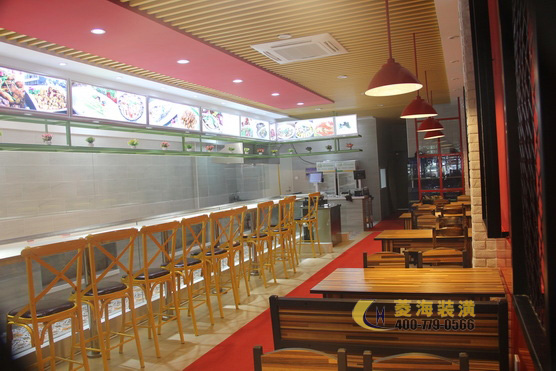 快餐廳卡座設(shè)計(jì)裝修