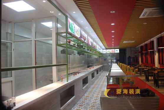 快餐廳明廚設(shè)計(jì)裝修