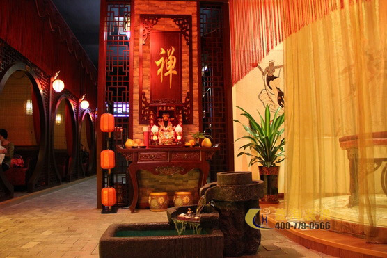 茶樓前廳設(shè)計裝修