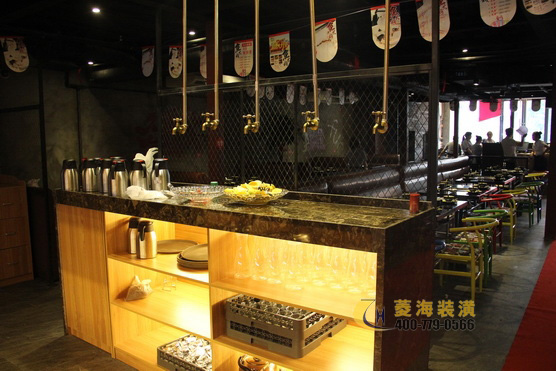 火鍋店料理臺(tái)設(shè)計(jì)裝修