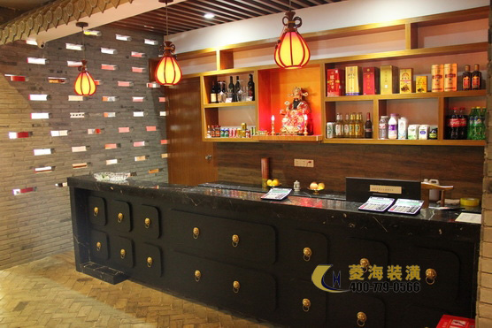 火鍋店吧臺設計裝修