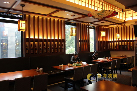 日本料理店隔斷設(shè)計(jì)