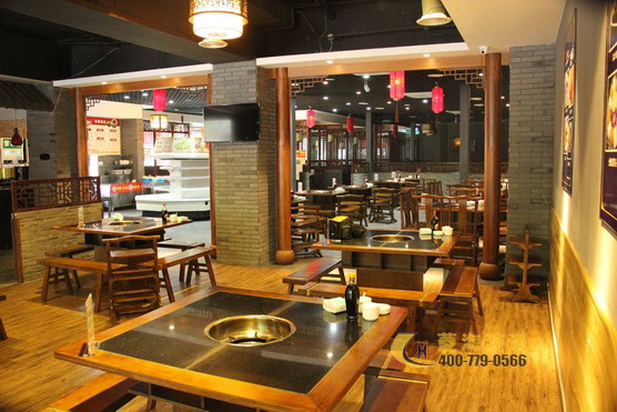 火鍋店大堂設計裝修