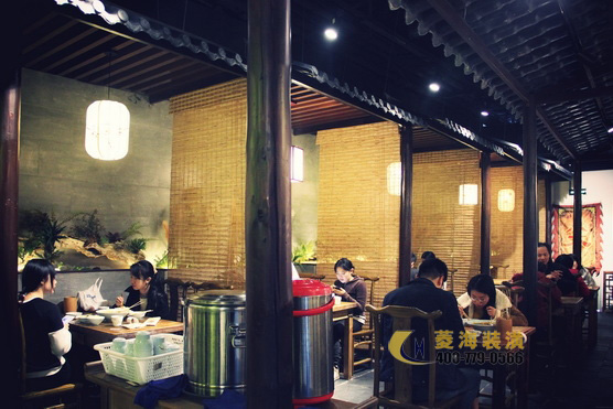 串串香店吊燈照明設(shè)計