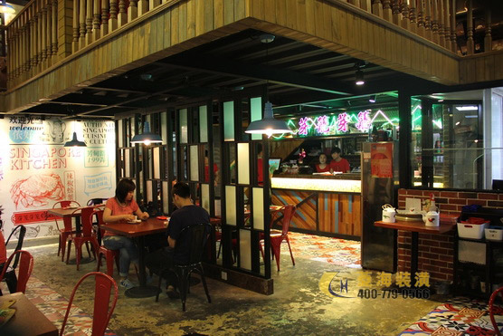 新加坡餐廳卡座設(shè)計(jì)