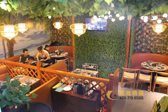 火鍋店隔斷設(shè)計裝修